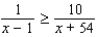 Solve the inequality.   A)    B)    C)    D)    E)   
