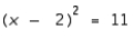 Solve the equation by using the special quadratic equation.   A)    B)    C)    D)    E)   