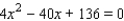 Find the solutions of the equation   A)    B)    C)    D)    E)   