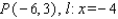 Find an equation for the set of points in an xy-plane that are equidistant from the point P and the line l.   A)    B)    C)    D)    E)   