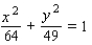 Find the foci of the ellipse.   A)    B)    C)    D)    E)   