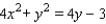Sketch the graph of the ellipse, showing the foci .   A)    B)    C)    D)   