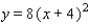 Find an equation of the parabola that satisfies the condition. Vertex   , focus   A)    B)    C)    D)    E)   