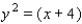 Find an equation of the parabola that satisfies the condition. Vertex   , focus   A)    B)    C)    D)    E)   