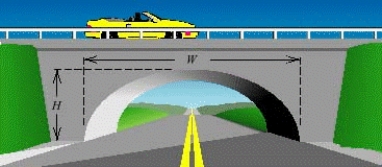 An arch of a bridge is semi-elliptical, with major axis horizontal. The base of the arch is 30 feet across, and the highest part of the arch is 10 feet above the horizontal roadway, as shown in the figure. Find the height of the arch 7 feet from the center of the base.   A) 12.1 ft B) 8.8 ft C) 17.7 ft D) 11.0 ft E) 7.3 ft