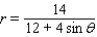Find an equation in x and y for the polar equation.   A)    B)    C)    D)    E)   