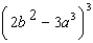 Without expanding completely, find the term in the expansion of the expression that contains   .   A)    B)    C)    D)    E)   