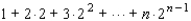 Use the principle of mathematical induction to find the equivalent expression for every positive integer n.   A)    B)    C)    D)    E)   