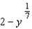 Rewrite the expression using a radical.   A)    B)    C)    D)    E)   