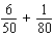 Write the expression as a simplified rational number.   A)    B)    C)    D)    E)   
