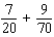 Write the expression as a simplified rational number.   A)    B)    C)    D)    E)   