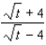 Rationalize the denominator.   A)    B)    C)    D)    E)   