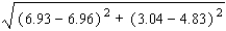 Approximate the real-number expression to four decimal places :   A) 1.0403 B) 3.5403 C) 3.8084 D) 1.7903 E) 1.8200