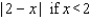 Rewrite the following expression without using the absolute value symbol, and simplify the result.   A)    B)    C)    D)    E)   