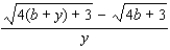 Rationalize the numerator.   A)    B)    C)    D)    E)   