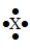 The Lewis symbol   would be characteristic of which group? A)  2A B)  4A C)  6A D)  1A