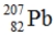 <strong>Which of the following nuclides would be radioactive?</strong> A) B) C) D)