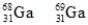 Which one of the following isotopes of gallium would you expect to be radioactive? Explain your choice.  