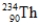 Write the equation for the alpha decay of   .