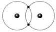Figure 2-2 Use the figure below to answer the corresponding question(s) .   -The type of bond illustrated in Figure 2-2 is: A)  an ionic bond. B)  a polar bond. C)  a single covalent bond. D)  a hydrogen bond. E)  a double covalent bond.