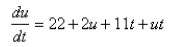 Solve the differential equation.  