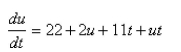 Solve the differential equation.  