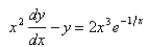 Select the correct Answer: for each question. -Solve the differential equation.   A)    B)    C)    D)    E)   