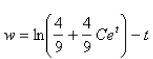 Solve the differential equation.   A)    B)    C)    D)    E)   
