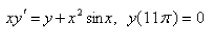 Solve the initial-value problem.   A)    B)    C)    D)    E)   