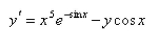 Solve the differential equation.   A)    B)    C)    D)    E)   
