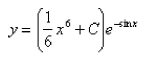 Solve the differential equation.   A)    B)    C)    D)    E)   