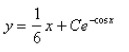 Solve the differential equation.   A)    B)    C)    D)    E)   