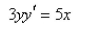 Solve the differential equation.  