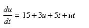Solve the differential equation.  
