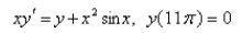 Solve the initial-value problem.  