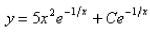 Solve the differential equation.Select the correct Answer   A)    B)    C)    D)    E)   