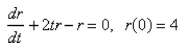 Solve the initial-value problem.  