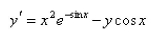 Solve the differential equation.Select the correct Answer   A)    B)    C)    D)    E)   