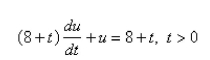 Solve the differential equation.  