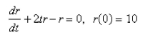 Solve the initial-value problem.  
