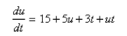 Solve the differential equation.  