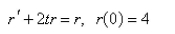 Solve the initial-value problem.  