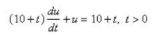 Solve the differential equation.  