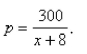 A demand curve is given by   Find the consumer surplus when the selling price is  