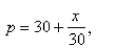 For a given commodity and pure competition, the number of units produced and the price per unit are determined as the coordinates of the point of intersection of the supply and demand curves.Given the demand curve   and the supply curve   find the consumer surplus.