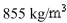 Select the correct Answer: for each question. -A trough is filled with a liquid of density   .The ends of the trough are equilateral triangles with sides   m long and vertex at the bottom.Find the hydrostatic force on one end of the trough. A)    B)    C)    D)    E)   