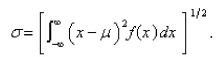 Select the correct Answer: for each question. -The standard deviation for a random variable with probability density function   and mean   is defined   Find the standard deviation for an exponential density function with mean   A)    B)    C)    D)    E)   