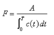 Select the correct Answer for each question. -Dye   is a method of measuring cardiac output.If   mg of dye is used and   is the concentration of the dye at time t, then the cardiac output over the time interval   is given by   Find the cardiac output over the time interval [0, 15] if the dye dilution method is used with   mg of dye and the dye concentra   odeled by   where   is measured in seconds. A) 0.031 B) 0.043 C) 0.029 D) 0.049 E)    F) 0.022