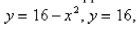 Select the correct Answer for each question. -Use the Theorem of Pappus to find the volume of the solid obtained by revolving the region bounded by the graphs of   and   about the y-axis. A)    B)    C)    D)   