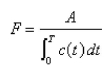 Dye dilution is a method of measuring cardiac output.If A mg of dye is used and c(t) is the concentration of the dye at time t, then the cardiac output over the time interval [0, T ] is given by   Find the cardiac output over the time interval [0, 15] if the dye dilution method is used with mg of dye and the dye concentration, in mg/L, is modeled by   where t is measured in seconds.